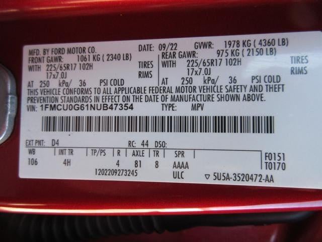 2022 Ford Escape SE FWD