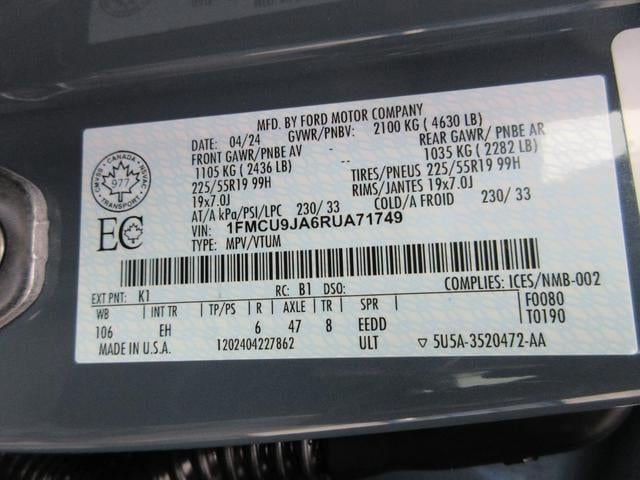 2024 Ford Escape Platinum AWD