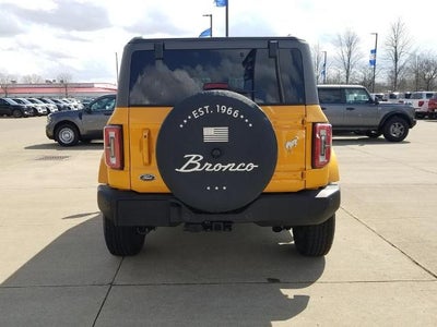 2022 Ford Bronco Base 4 Door Advanced 4x4