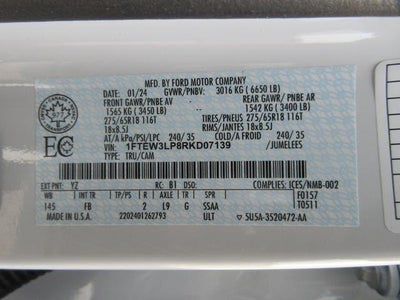 2024 Ford F-150 XLT 4WD SuperCrew 5.5' Box