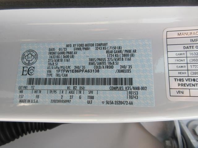 2023 Ford F-150 XLT 4WD SuperCrew 5.5' Box