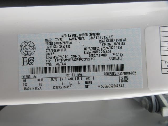 2023 Ford F-150 LARIAT 4WD SuperCrew 5.5' Box