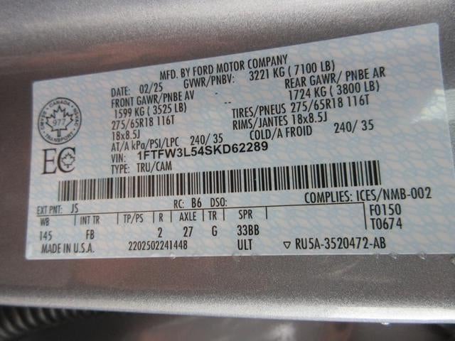 2025 Ford F-150 XLT 4WD SuperCrew 5.5' Box