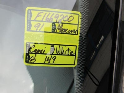 1991 Mercury Capri XR2