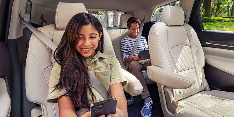 2022 Buick Enclave interior back