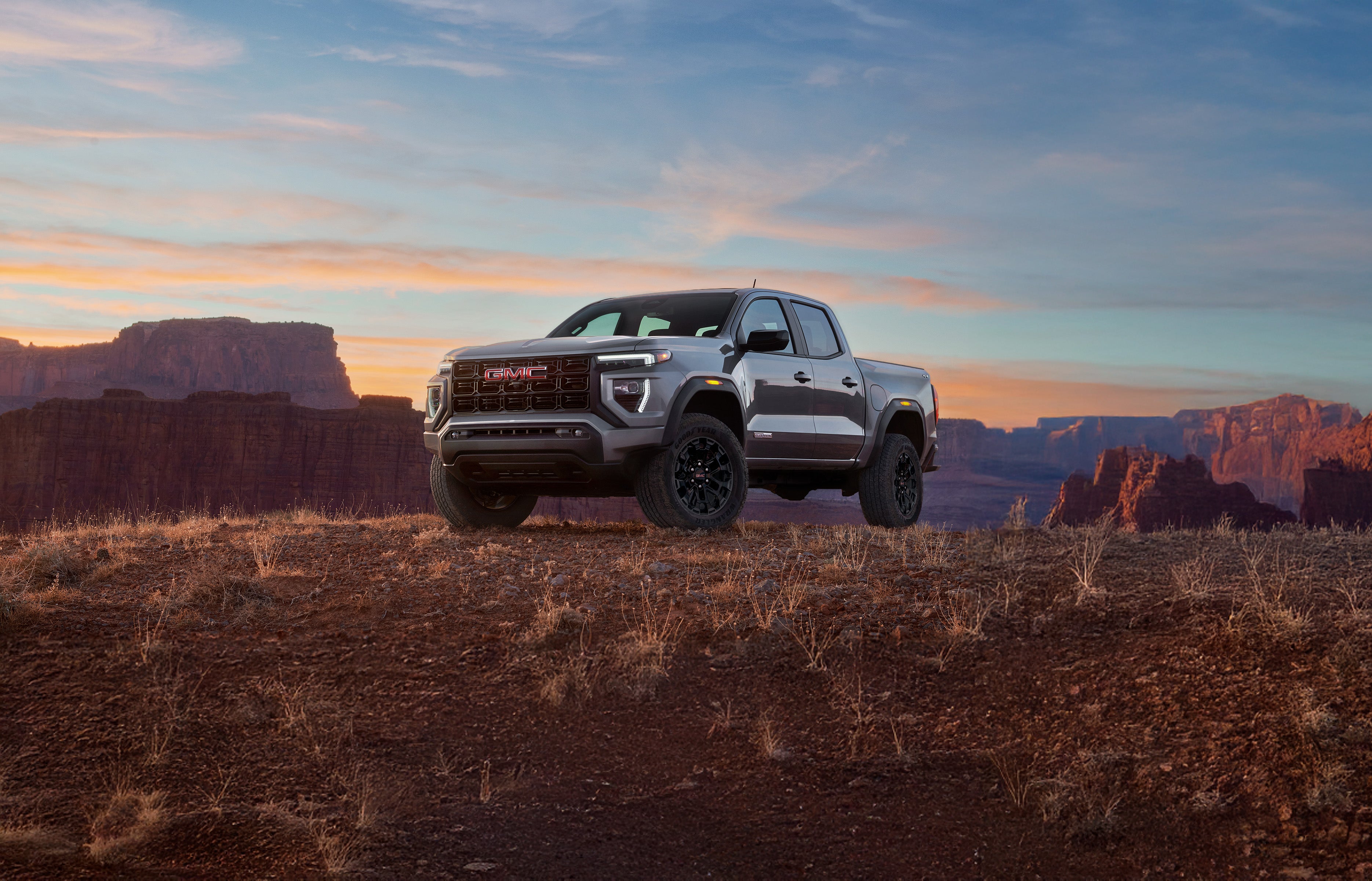 2026 GMC Canyon truck parked on mountain
