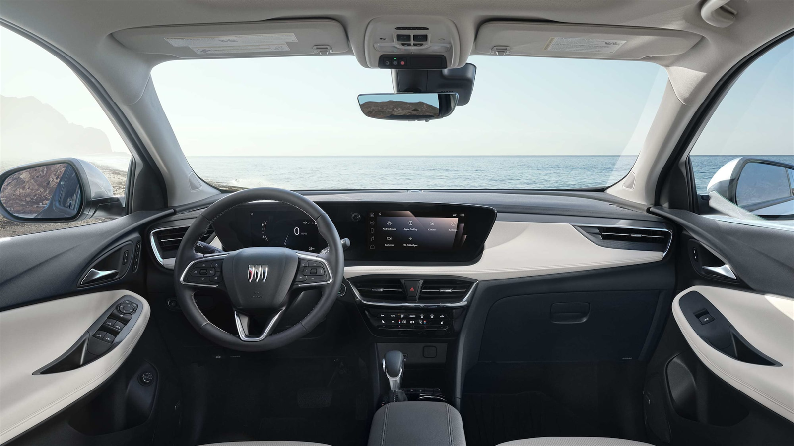 Interior dashboard display and infotainment system inside the 2026 Buick Encore GX