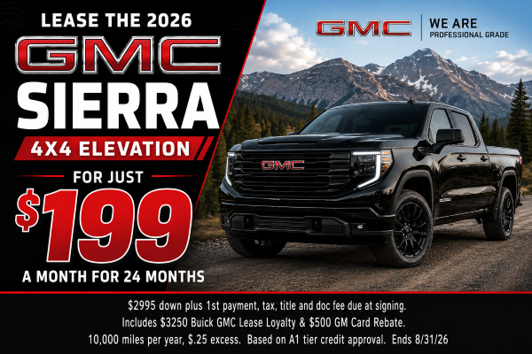 THE 2026 GMC SIERRA 4×4 ELEVATION