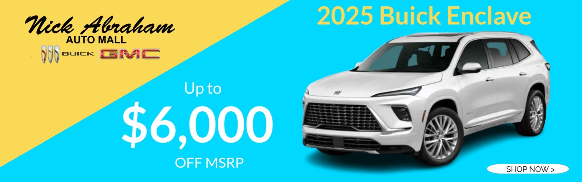 2025 Buick Enclave Up to $6k off MSRP