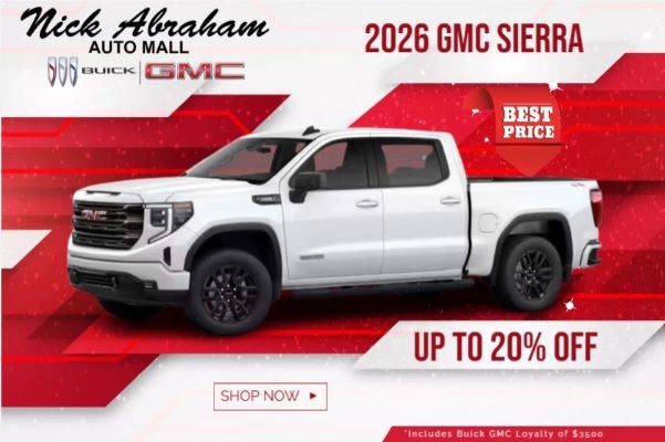2026 GMC Sierra Up to 20% off!