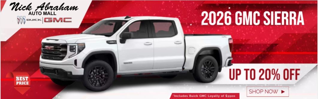 2026 GMC Sierra Up to 20% off!